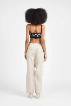 LILLIAN CROPPED TANK BKM - Top | Noir