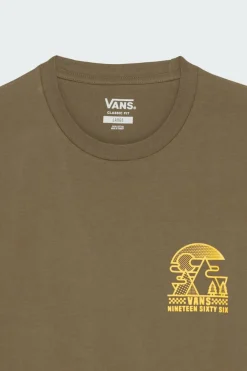 LINEAR MOUNTAIN S/S GRAPE LEAF - T-shirt | Kaki