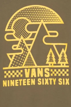 LINEAR MOUNTAIN S/S GRAPE LEAF - T-shirt | Kaki