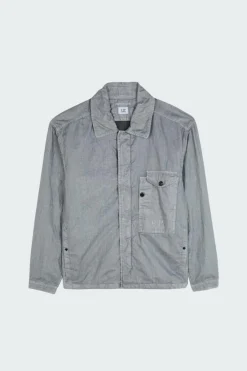 LINO WAX OVERSHIRT - Surchemise | Gris