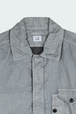 LINO WAX OVERSHIRT - Surchemise | Gris