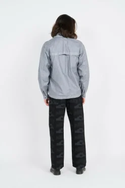 LINO WAX OVERSHIRT - Surchemise | Gris