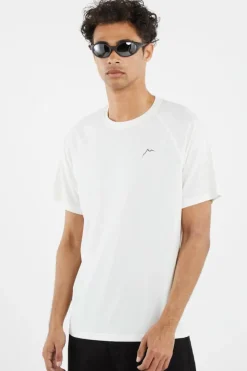 LOGO AIR SHORT SLE - T-shirt | Beige