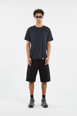 LOGO AIR SHORT SLE - T-shirt | Noir
