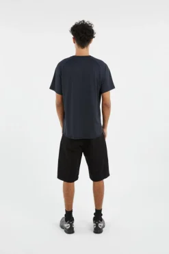 LOGO AIR SHORT SLE - T-shirt | Noir