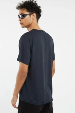 LOGO AIR SHORT SLE - T-shirt | Noir