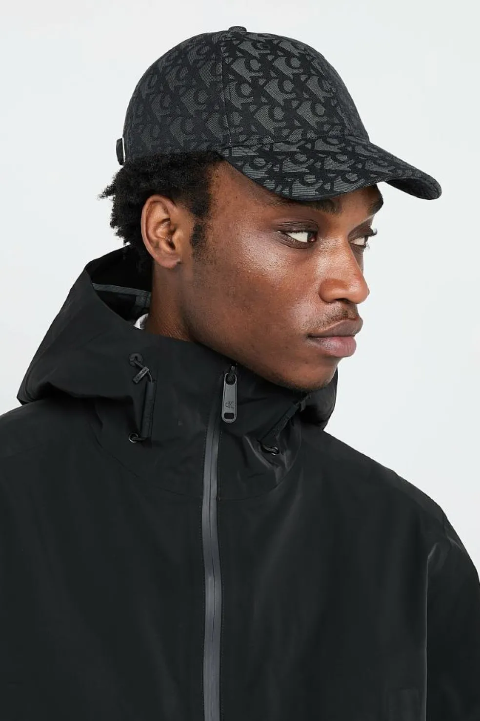 LOGO JACQUARD BASEBALL - Casquette | Noir