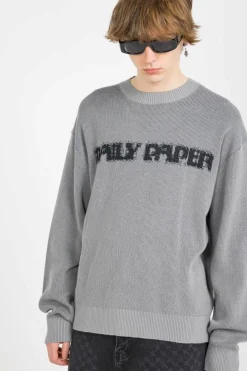 LOGO KNIT SW - Pull | Gris