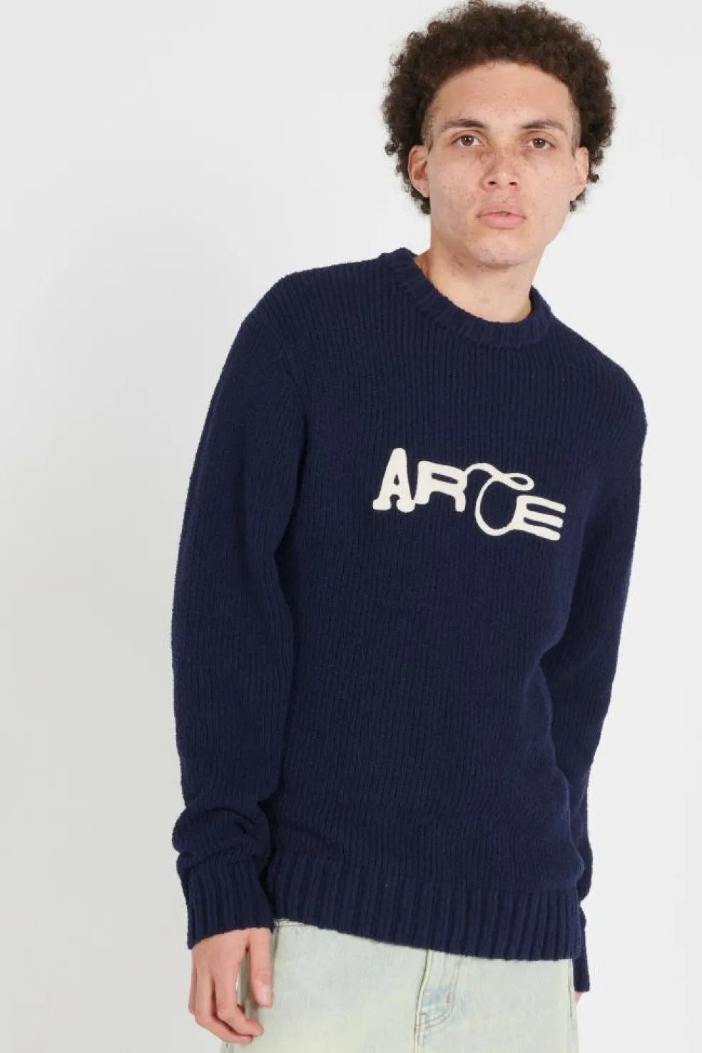 Logo Knit Sweater - Pull | Bleu