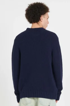 Logo Knit Sweater - Pull | Bleu