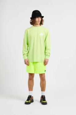 LOGO LONG SLEEVE - T-shirt | Jaune