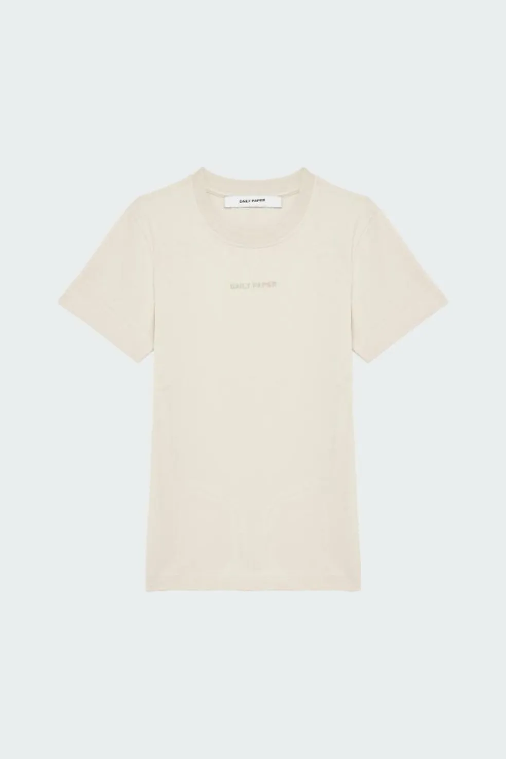 logotype women fitted ss t-shirt - T-shirt | Beige