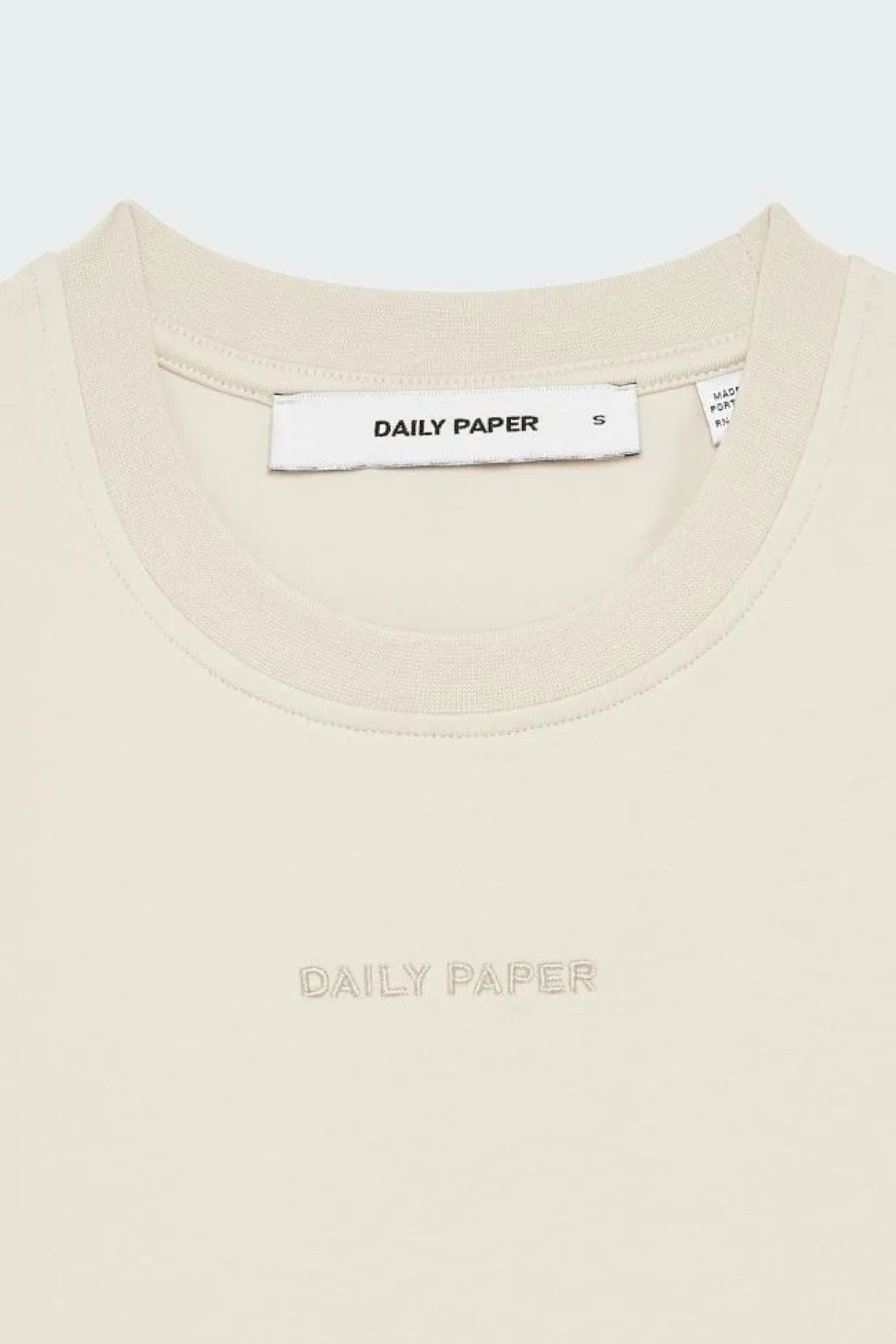 logotype women fitted ss t-shirt - T-shirt | Beige