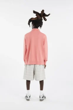 Loopback Fleece Quarter-Zip Sweatshirt - Sweatshirt | Rose