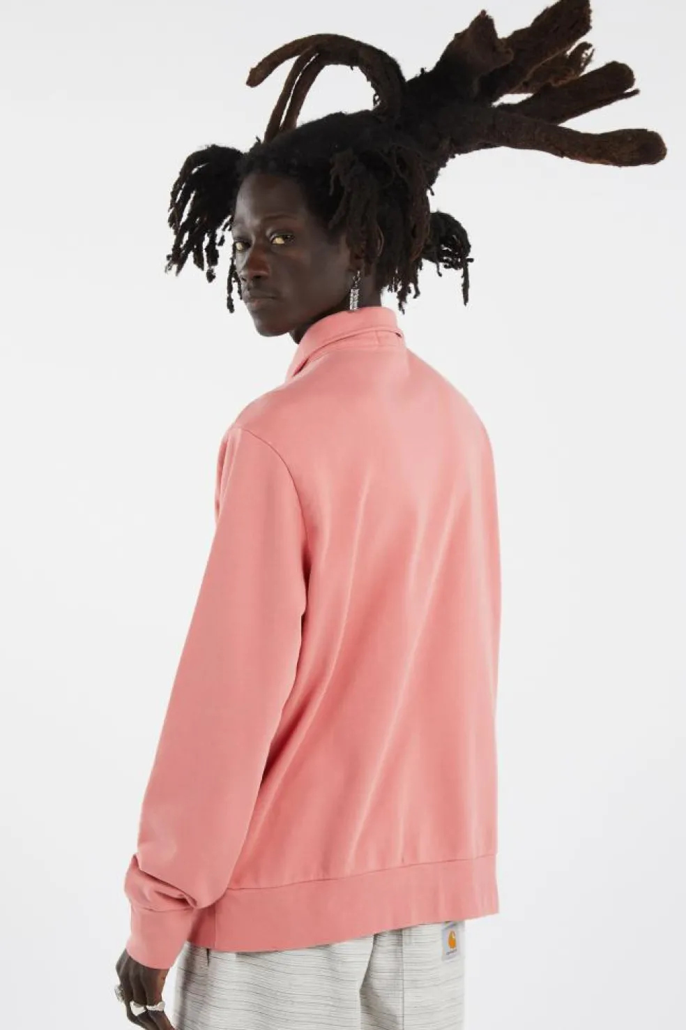 Loopback Fleece Quarter-Zip Sweatshirt - Sweatshirt | Rose