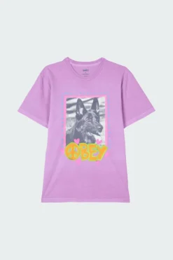 LOVE DOG MLP MULBERRY PUR - T-shirt manches courtes | Violet