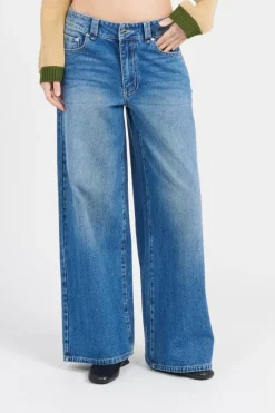 LOW RISE WIDE LE - Jean | Bleu