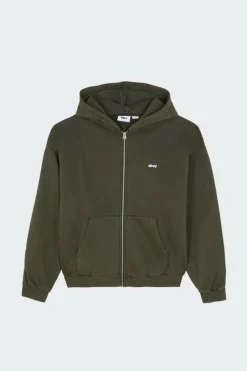 LOWERCASE PIGMENT - Hoodie zippé | Vert