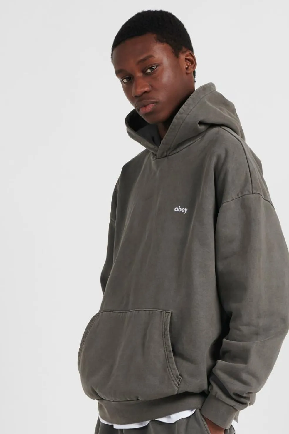 LOWERCASE PIGMENT HOOD - Hoodie | Noir
