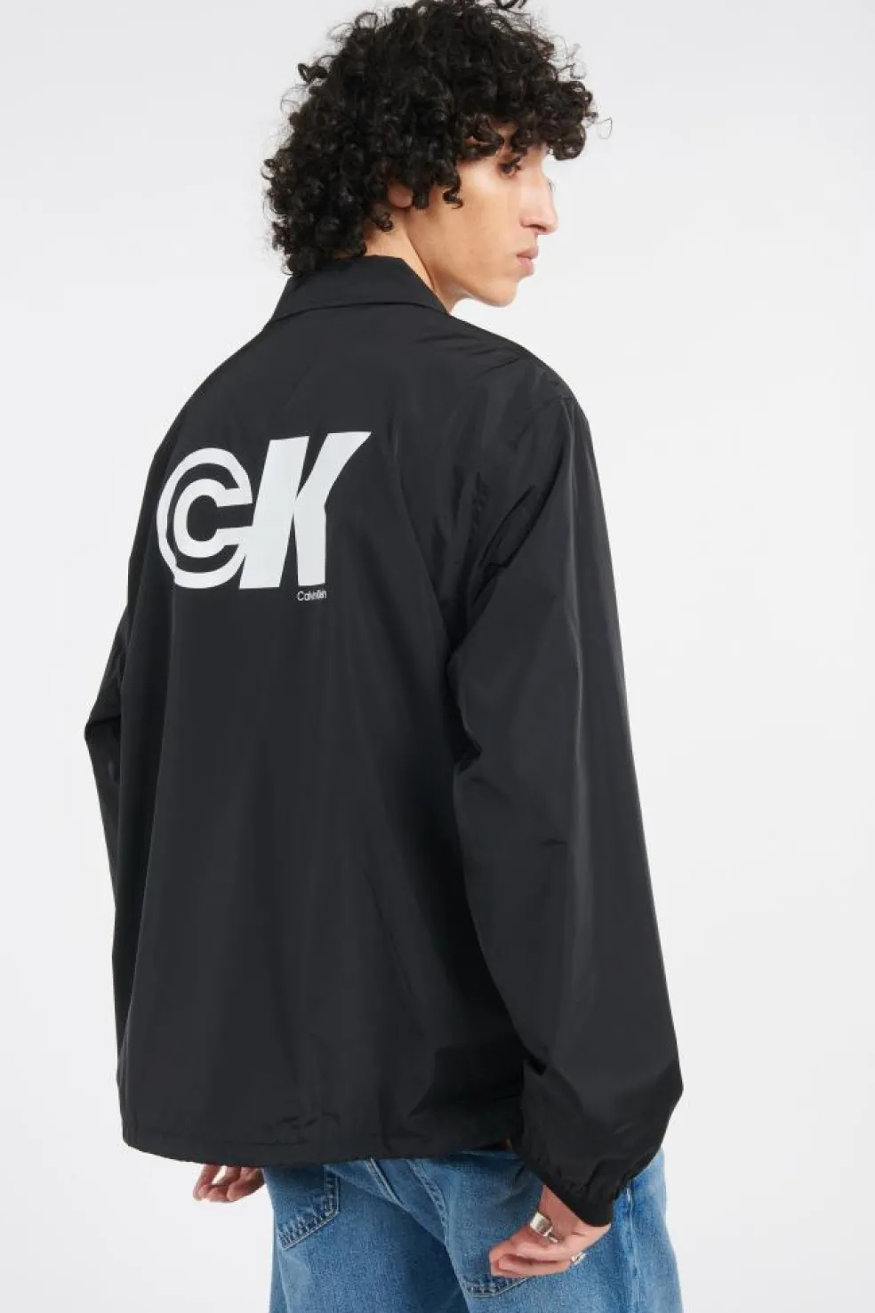 LS NYLON CK GRAPHIC - Coupe-vent | Noir