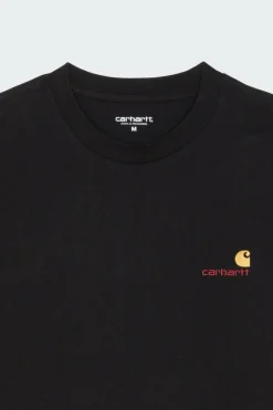 L/S American Script T-Shirt - T-shirt | Noir