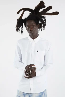 L/S C-Logo - Chemise | Blanc