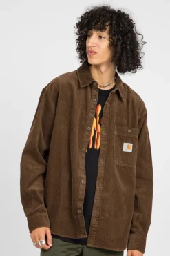 L/S FLINT - Sur-Chemise | Marron