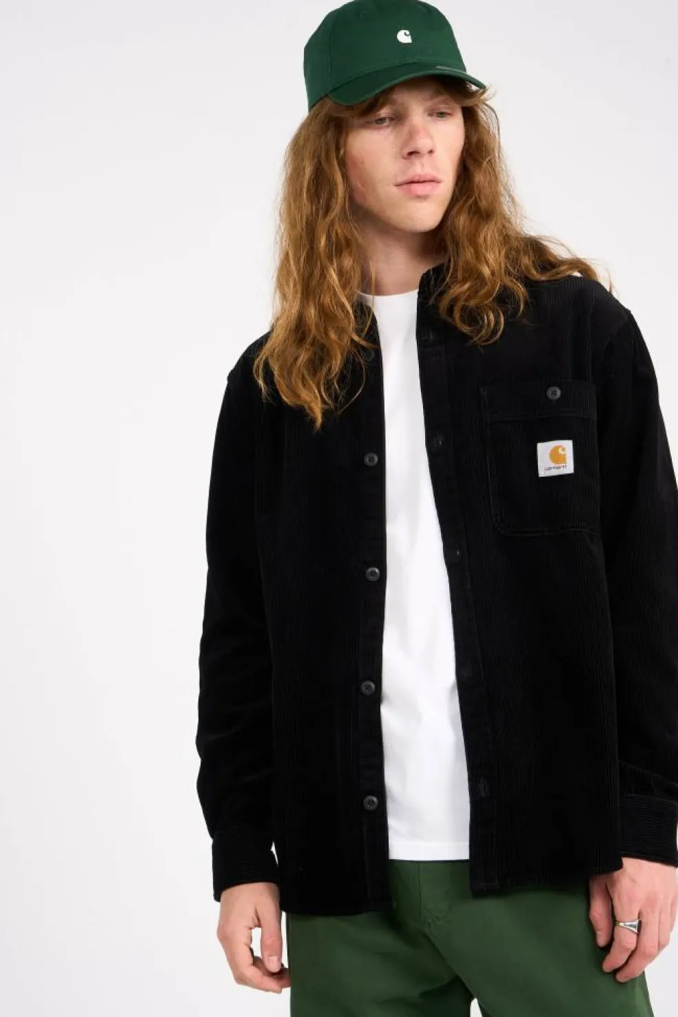 L/S FLINT - Sur-Chemise | Noir