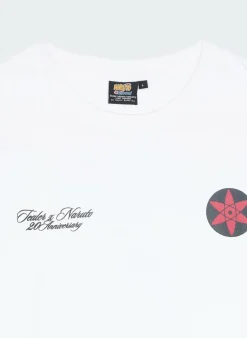 LS SASUKE - t-shirt tealer x naruto | Blanc