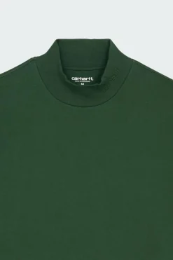 L/S Script Mockneck T-Shirt - T-shirt | Vert