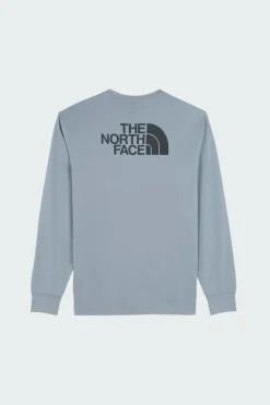 M NATURAL DYE L/S TEE - T-shirt | Gris