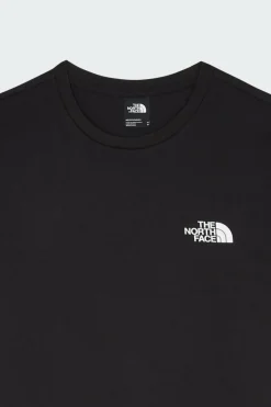 M S/S SIMPLE DOME TEE TNF BLACK - T-shirt | Noir
