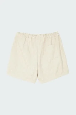 MACHU TERRY - Short droit imprimé en coton | Beige