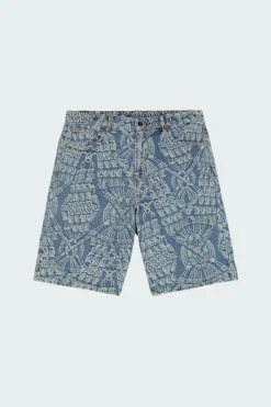 MACRAME DENIM - Short | Bleu