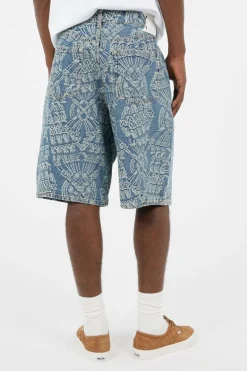 MACRAME DENIM - Short | Bleu