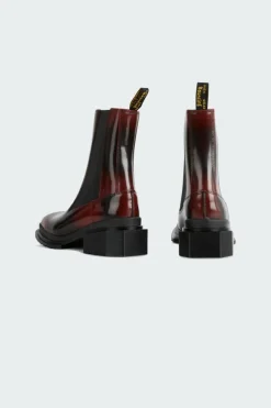 Maybole Chelsea Black+Cherry Red Arcadia - Bottinnes | Rouge