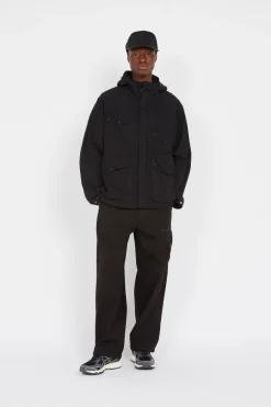 MICROREPS BOXY CARGO LENS PANTS - Pantalon | Noir