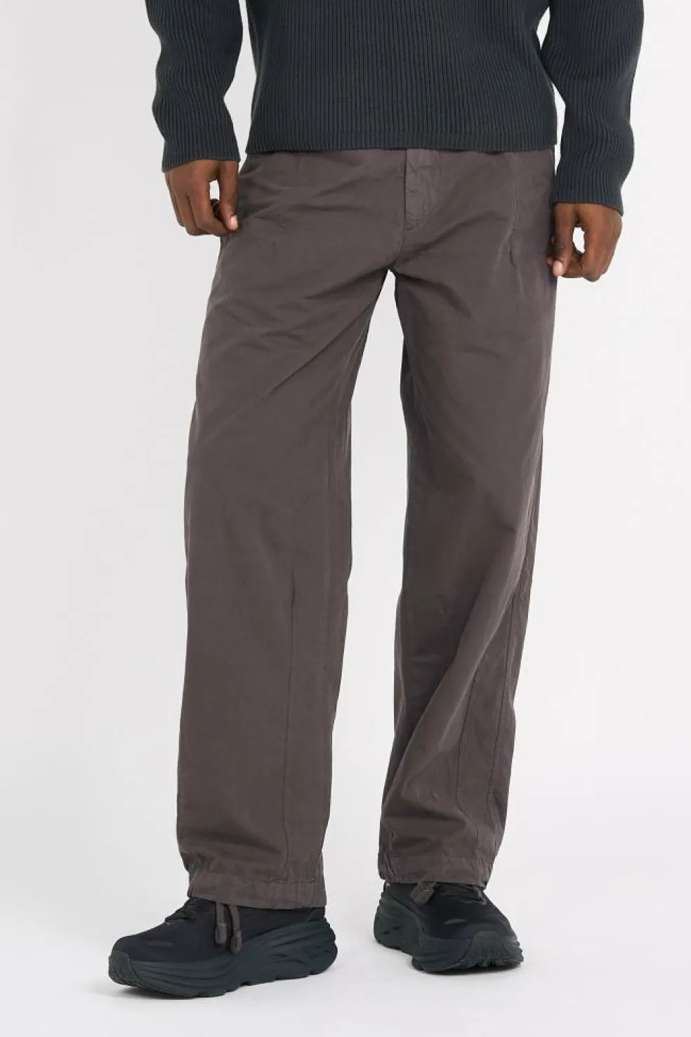 MICROREPS BOXY PANTS - Pantalon | Gris