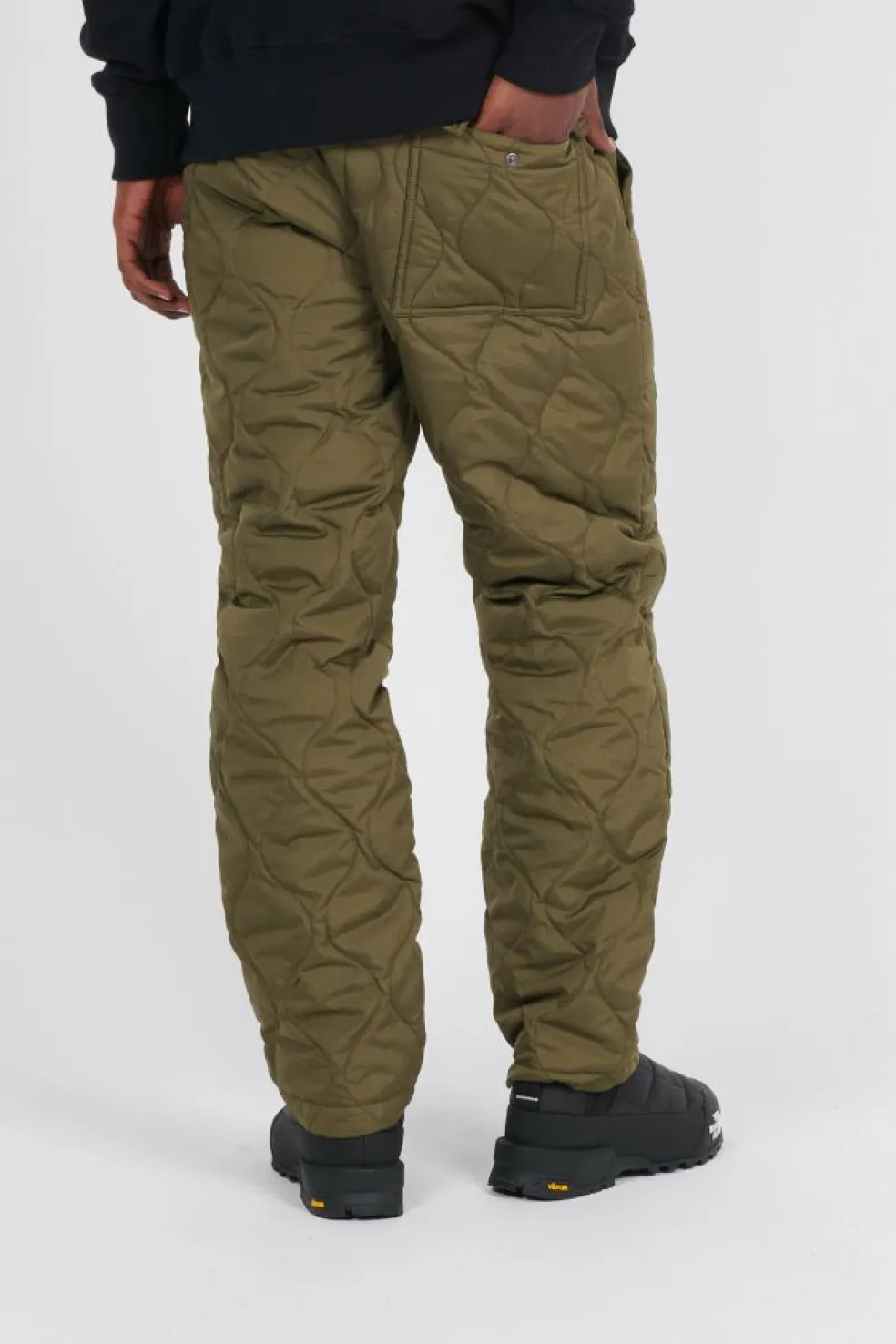 MILITARY NARROW DOWN PANTS - Pantalon | Kaki