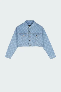 MILY - Veste en jean à monogrammes - MILY | Bleu