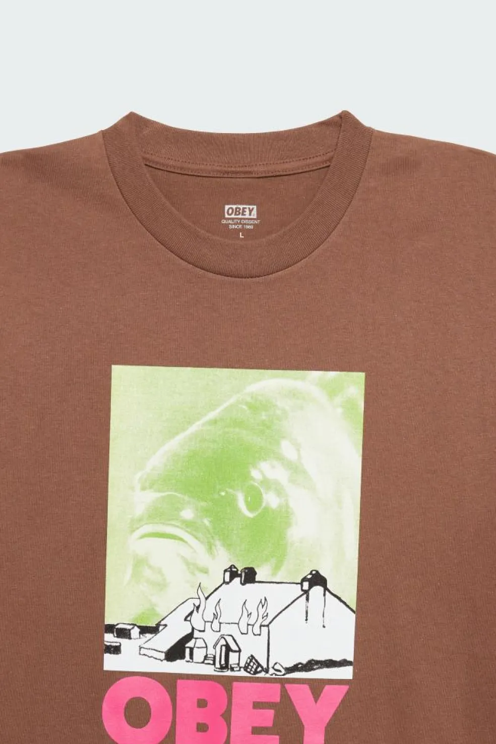 MISERY OVES COM - T-shirt | Marron