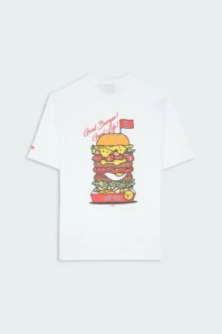 MLB BURGER GRAPH - T-shirt | Blanc