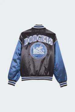 MLB SATIN VARSITY - bomber | Noir