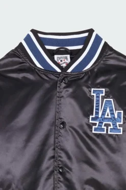 MLB SATIN VARSITY - bomber | Noir