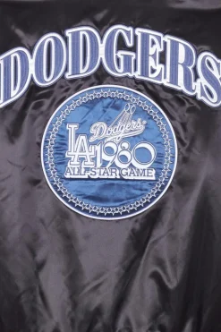 MLB SATIN VARSITY - bomber | Noir