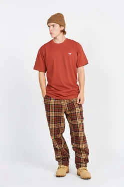 MN LEFT CHEST LOGO T BURNT HENNA - T-shirt | Orange