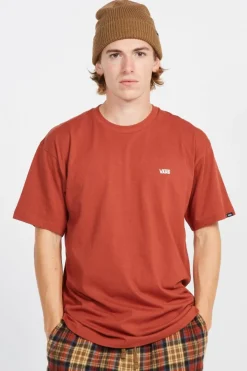 MN LEFT CHEST LOGO T BURNT HENNA - T-shirt | Orange