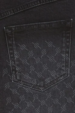 MONGRAM WRAP DENIM - Jupe | Noir