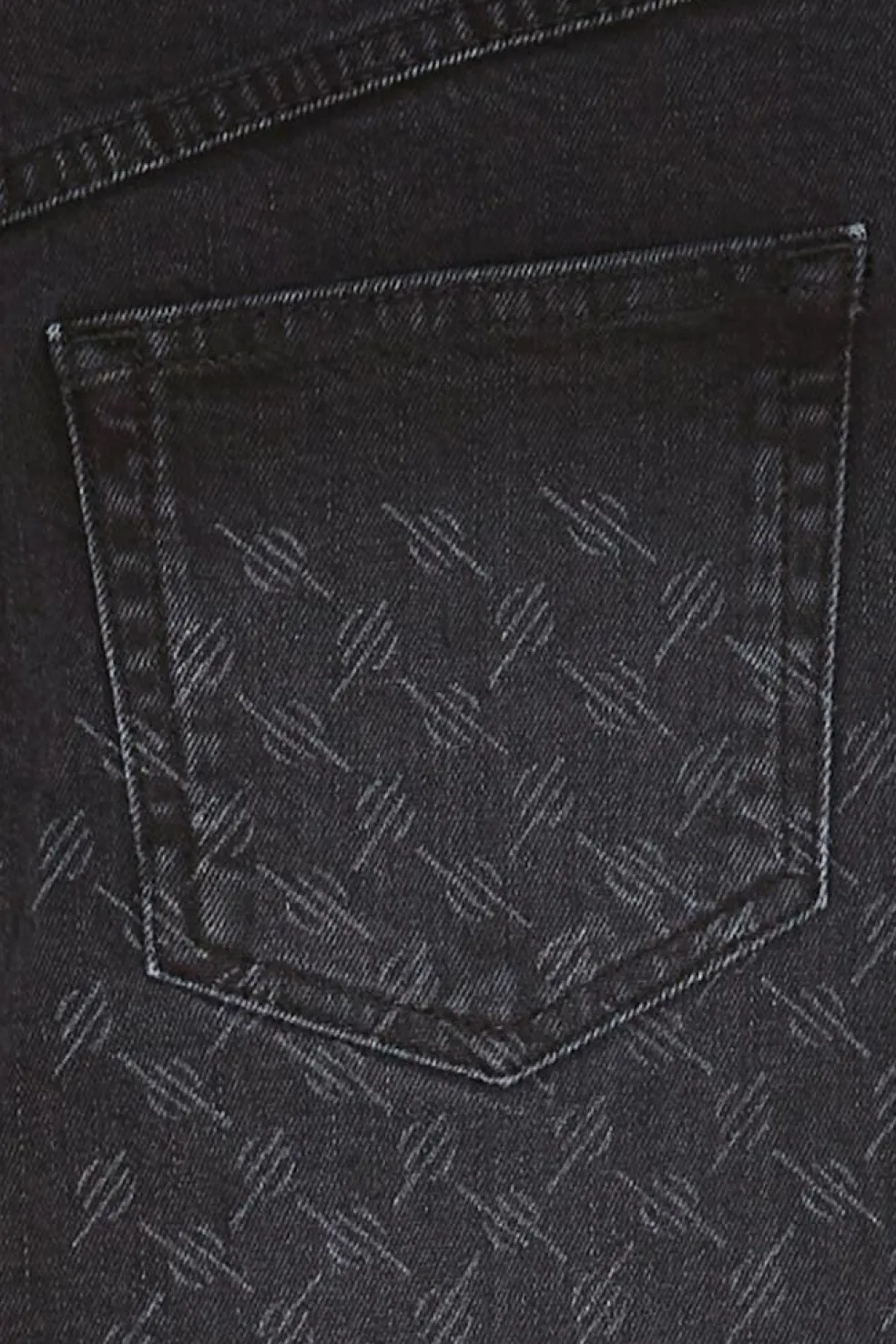 MONGRAM WRAP DENIM - Jupe | Noir