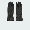 monogram leather - Gants | Noir